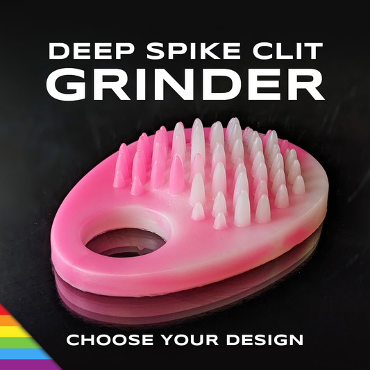 A fantastic pink and white grind ring deigned to bring your lady to orgasm and possible even a gushing expirence 