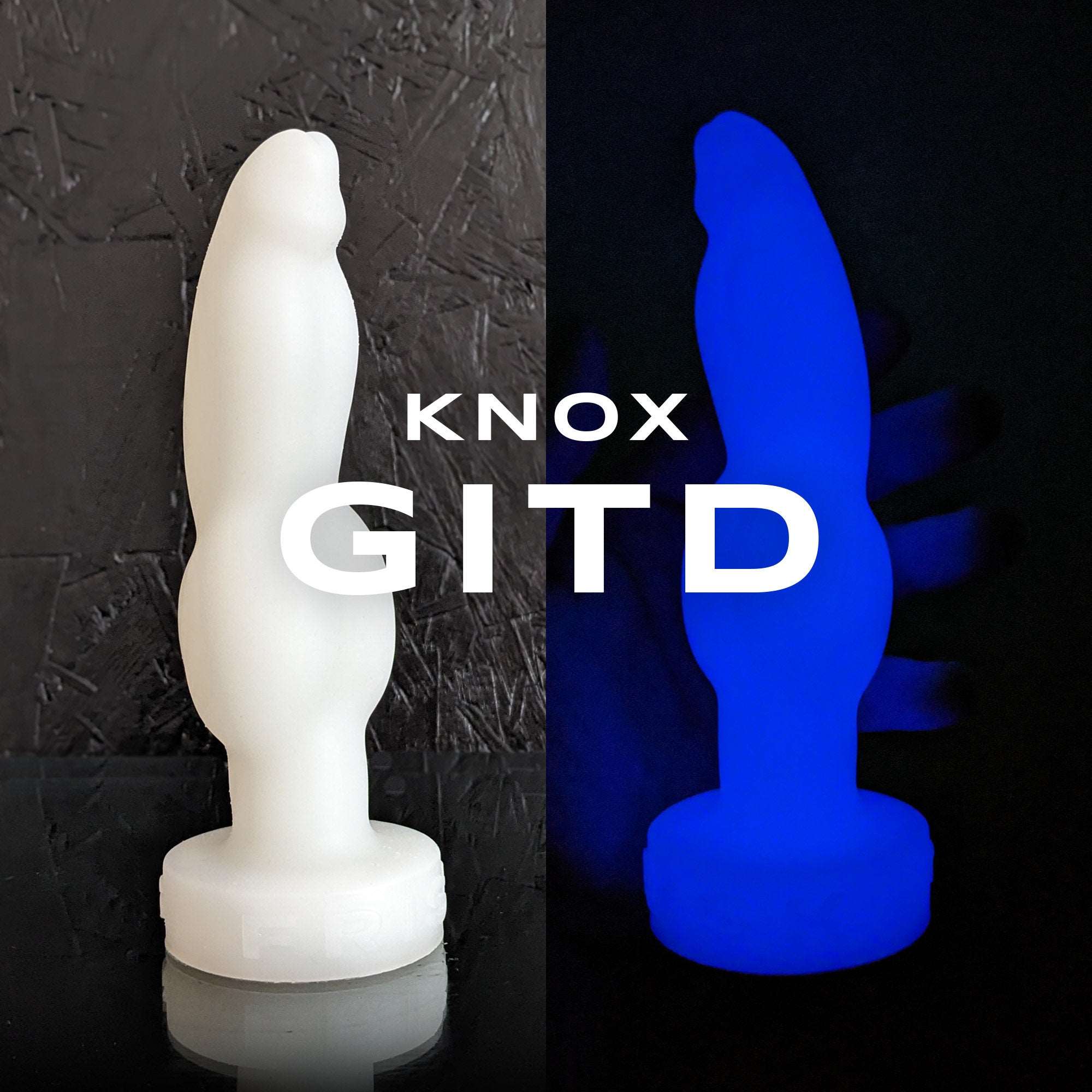 Fantasy Knot Glow in the Dark Dildo Gift for her Knox by Frisk Toys